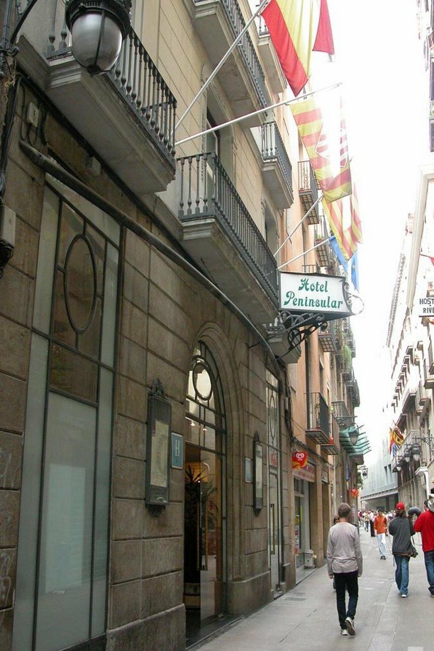 Hotel Peninsular Barcelona Eksteriør bilde